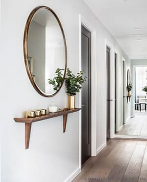 Using mirrors with interior design